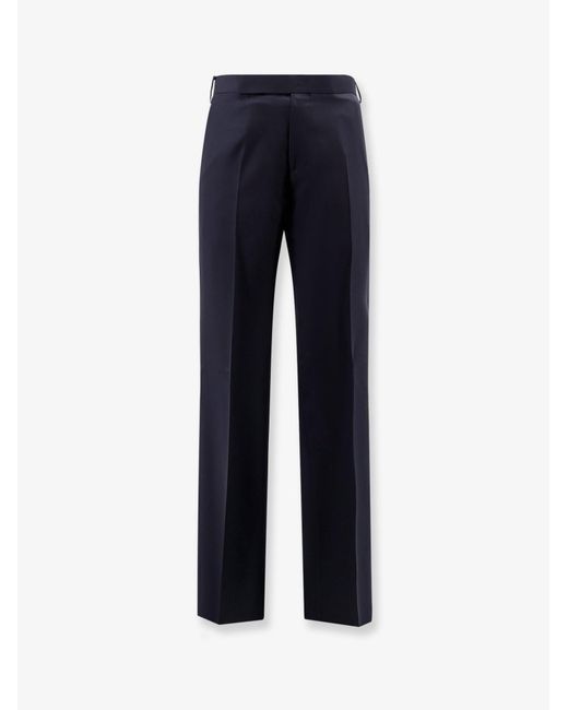 Lardini Blue Palu Pure Virgin Wool Trousers for men