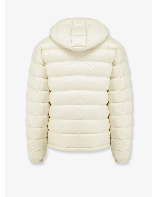 Moncler White Verith Down Jacket With Removable Hood for men