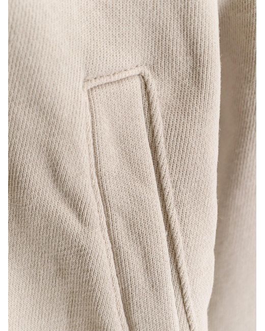 Entire studios White Eternal Zip Cotton Sweatshirt