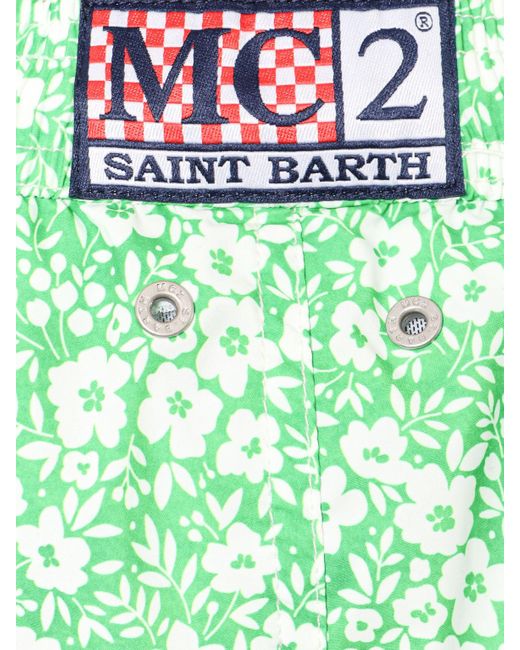Mc2 Saint Barth Green Swim Trunk for men