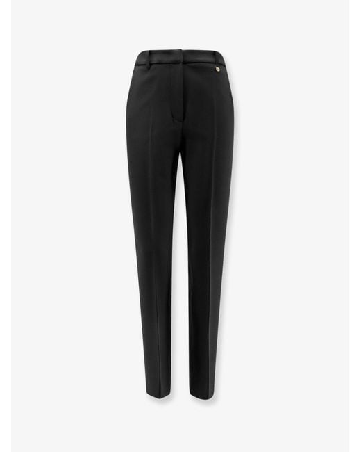 Max Mara Black Mxmgiglio Virgin Wool Trousers