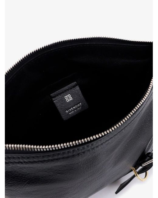 Givenchy Black Calf Leather Voyou Small Bag