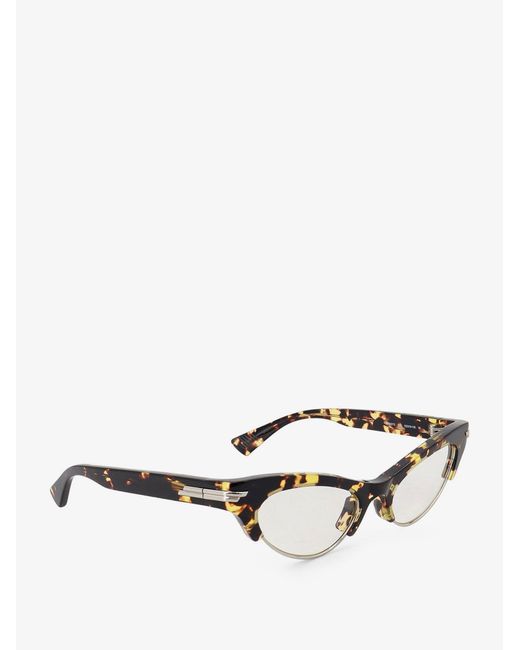 Bottega Veneta Multicolor Angle Acetate Sunglasses