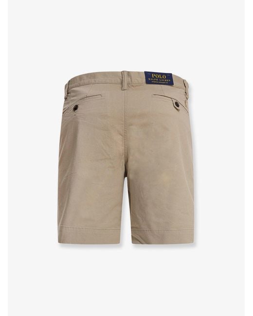 Polo Ralph Lauren Natural Shorts Cotone Elastan for men