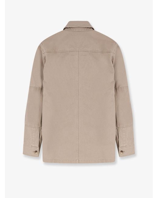TONYWACK Natural Oversized Cotton Shirt for men