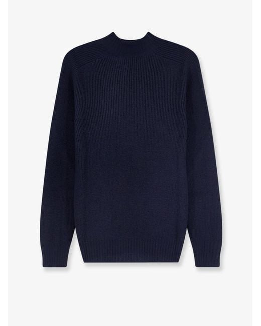 Gran Sasso Blue Wool Sweater for men