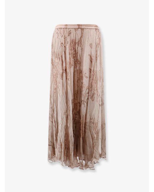 Mes Demoiselles Natural Gigi Chiffon Skirt
