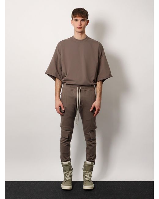 Pantalone Jogging Mastodon Megacargo di Rick Owens in Natural da Uomo