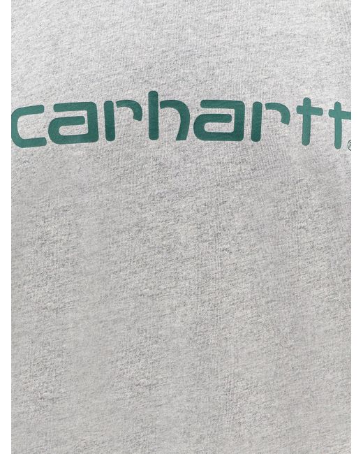 Carhartt Gray Script T-Shirt for men