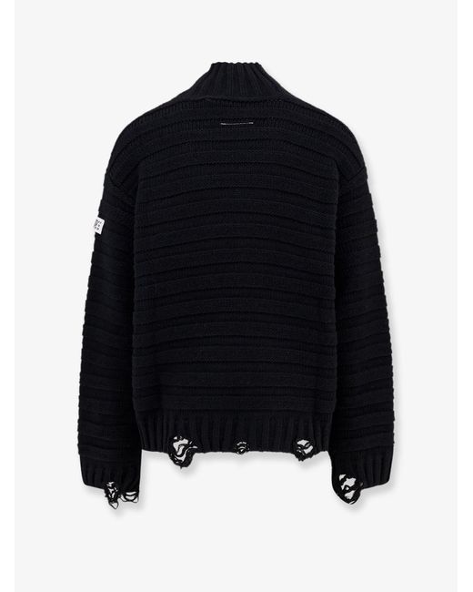 MM6 by Maison Margiela Black Sweaters for men
