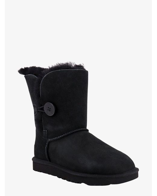 Ugg Black Bailey Button