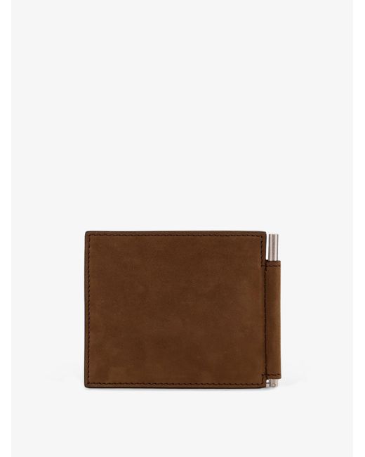 Tom Ford Brown Nubuck Wallet for men