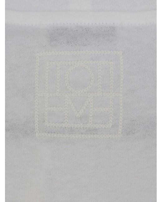Totême White Organic Cotton T-Shirt