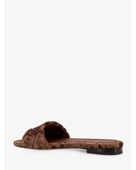 Slide Sunshine di Fendi in Brown