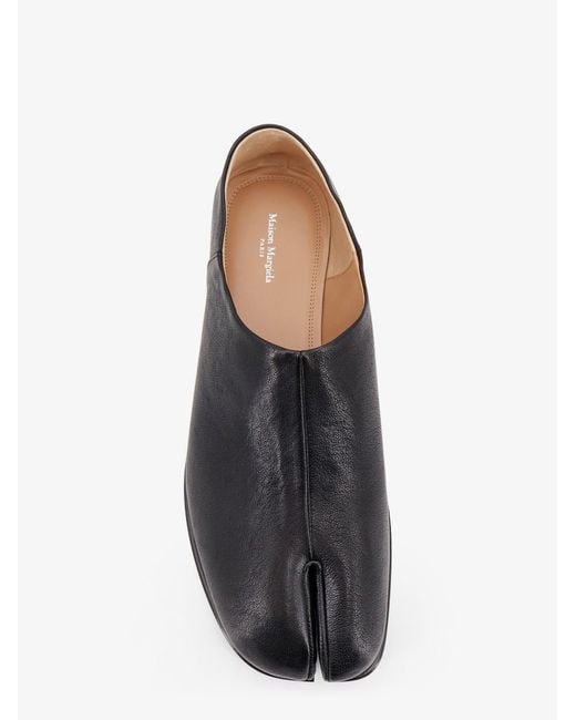Maison Margiela White Tabi Leather Slip-Ons for men