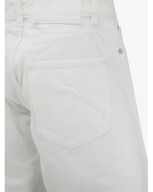Alaïa White Rodeo Denim Trousers