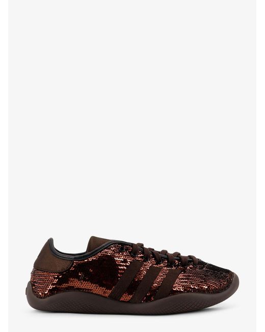Adidas Brown Nylon Sneakers With All-Over Sequins