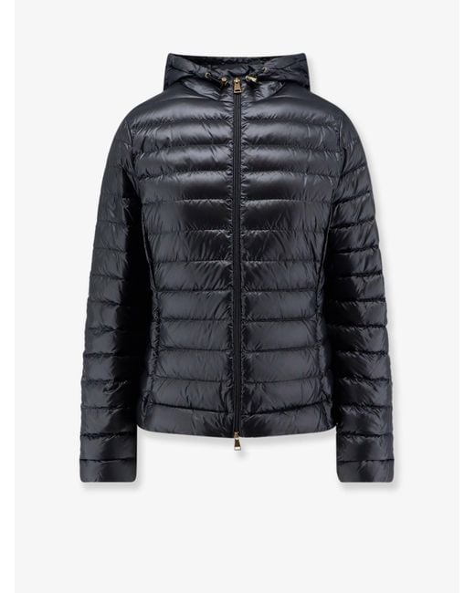 Moncler Black Igelhood Recycled Longue Saison Short Down Jacket