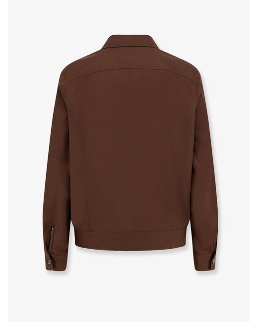 NUGNES 1920 Brown Wool Blend Jacket for men