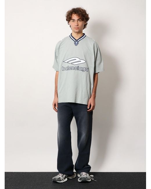 Balenciaga Blue Jeans Cotton for men
