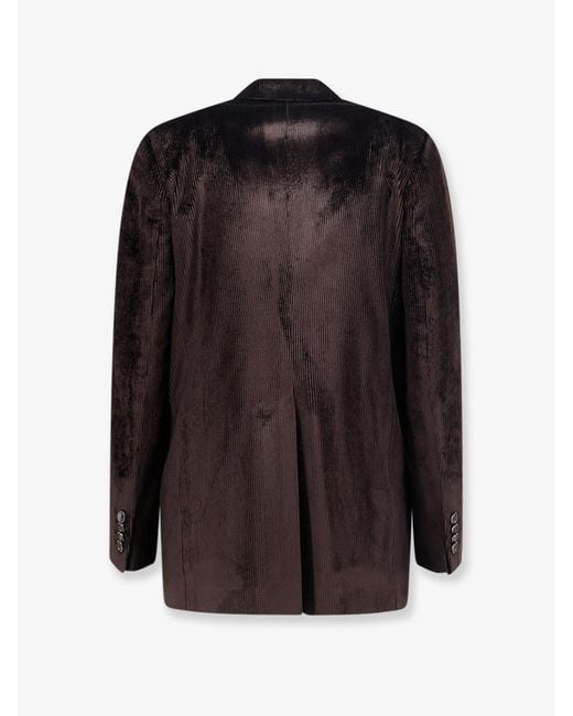 Tagliatore Black Jasmine Corduroy Blazer