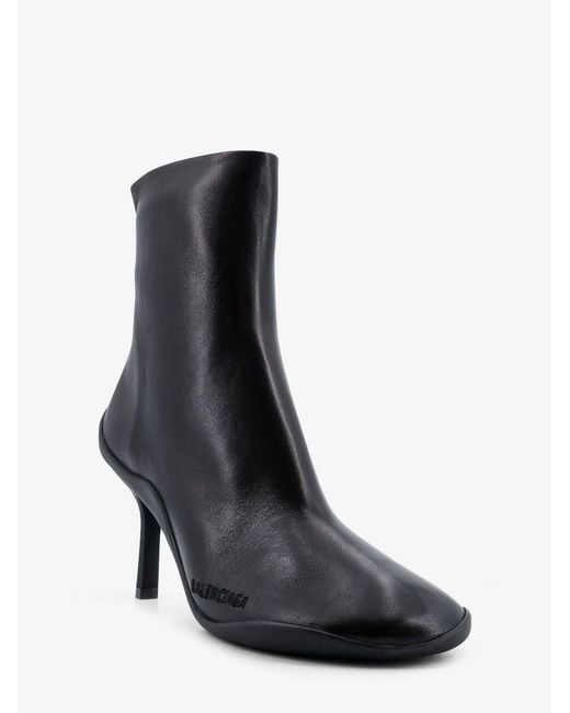 Balenciaga Black Boots Pelle