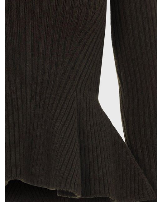 Max Mara Black Bolsena Wool And Cashmere Turtlenck Sweater