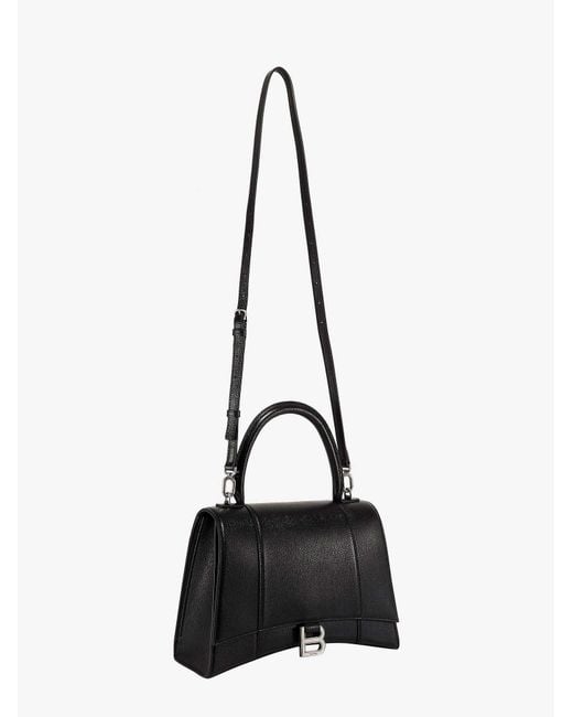 Balenciaga Leather Hourglass in Black - Lyst