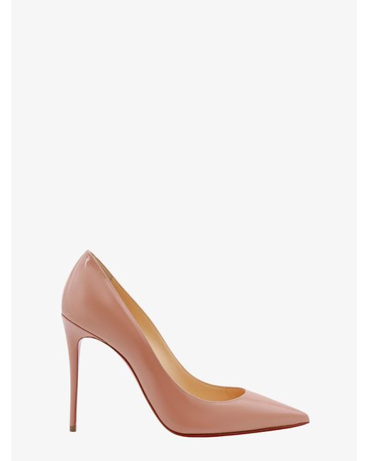 Christian Louboutin Pink Kate 100 Patent Leather Dã£Âcolletã£Â