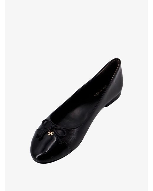 Tory Burch Black Bellerinas