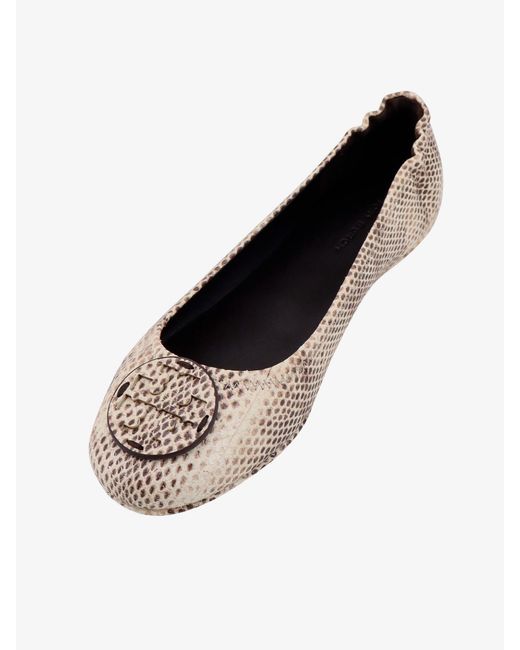 Tory Burch White Flat Shoes