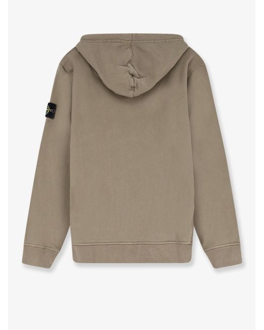 Stone Island Natural Organic Cotton Sweatshirt for men