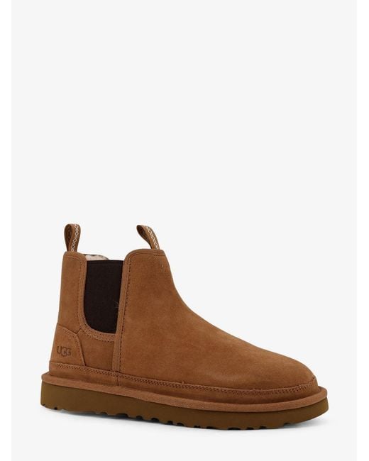 Ugg Brown Neumel Chelsea Suede Boots for men