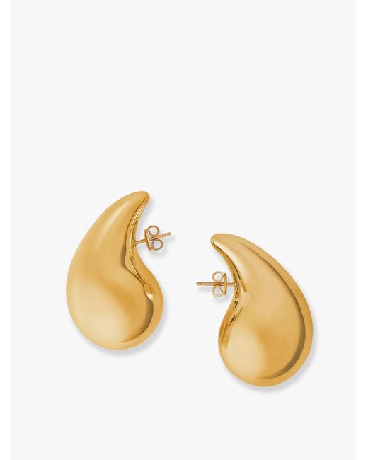 Bottega Veneta Metallic 925 Stearling Earrings