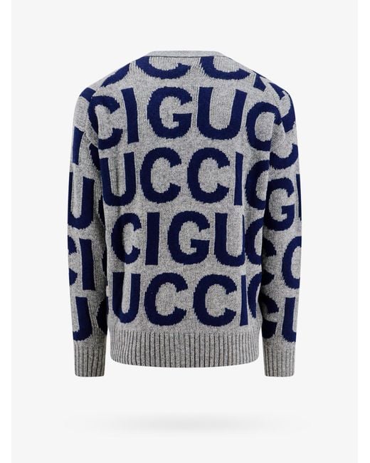 Gucci Blue Cardigan for men