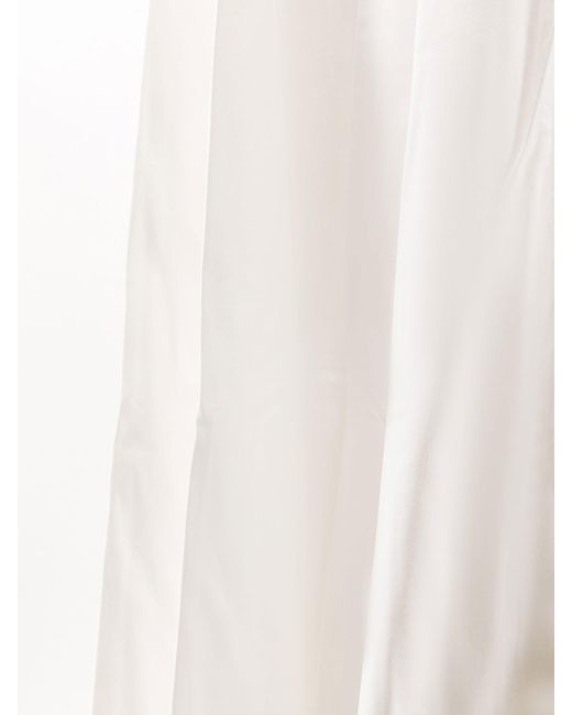 Self-Portrait White Self Portrait Asymmetrical Cotton Skirt