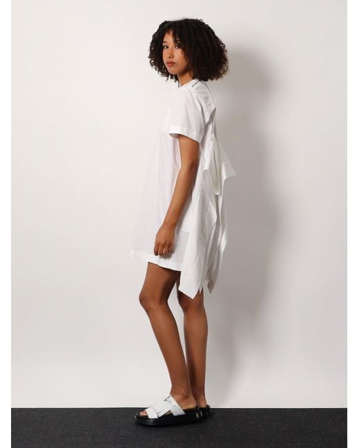 Sacai White Dress