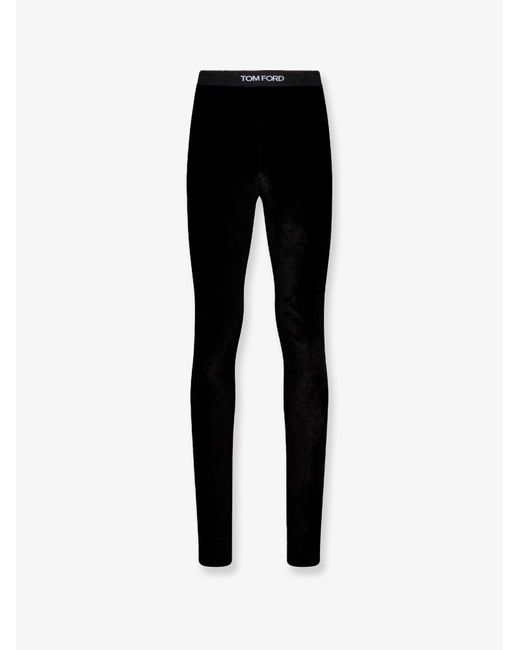 Tom Ford Black Velvet Leggings