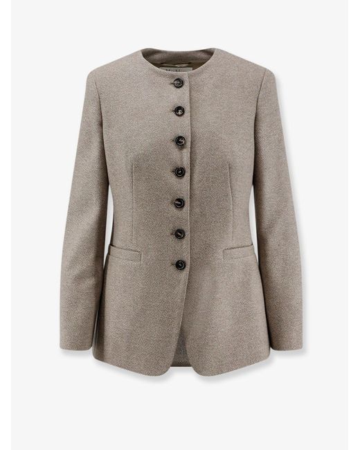 Blazer Mxmfalla di Max Mara in Gray