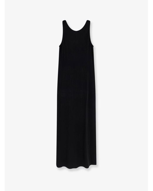 Max Mara Black Dresses Viscosa Elastan