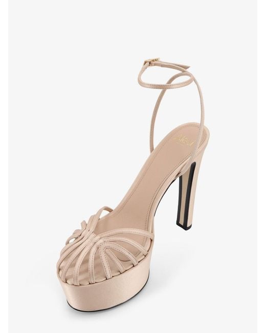 ALEVI Natural Eva Satin Sandals