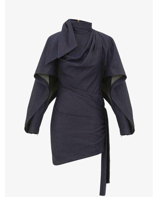 Zimmermann Blue Valiant Short Denim Dress