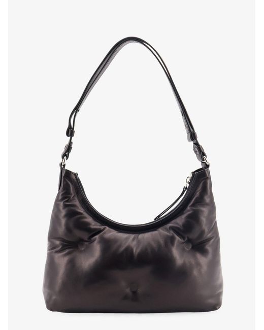 Maison Margiela Black Glam Slam Leather Shoulder Bag
