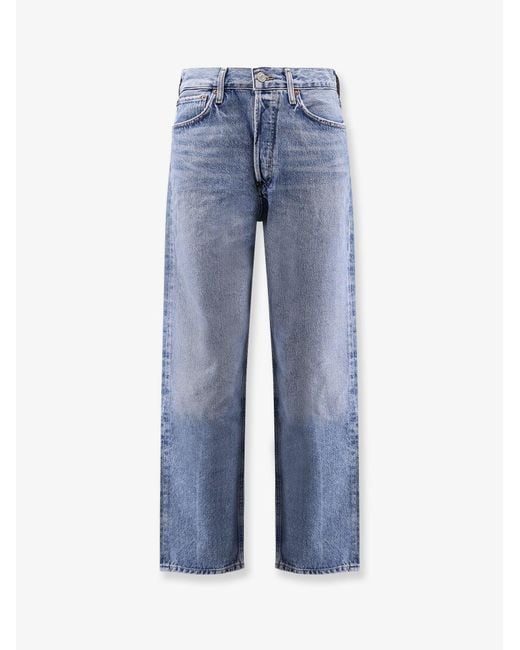 Agolde Blue 90' S Regenerative Cotton Jeans