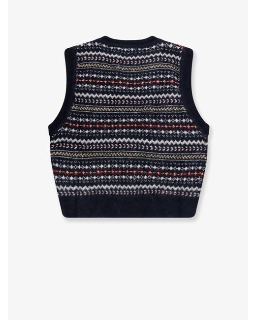 DUNST Blue Crafted Vest