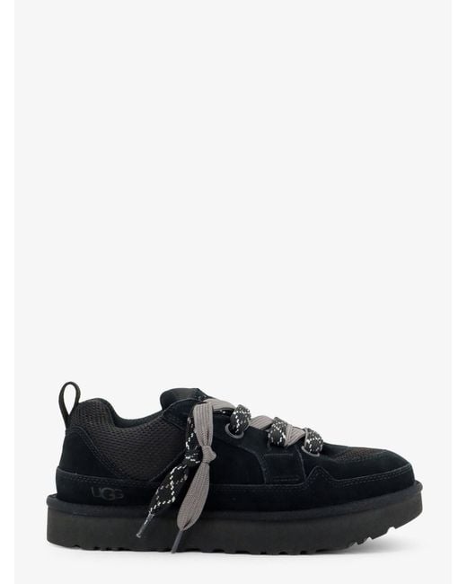Ugg Black M Lo Lowmel Suede Sneakers for men