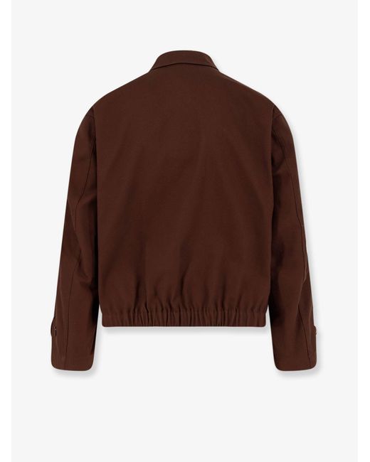 Hevò Brown Isola Di San Pietro Cotton Jacket for men