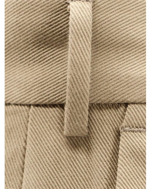 PT Torino Natural Michael Reworked Cotton Trousers for men