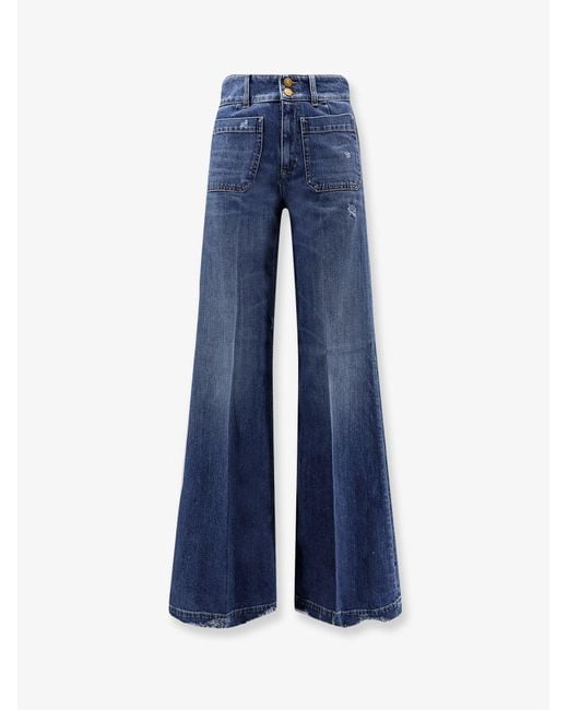 Seafarer Blue Jane Cotton Blend Jeans