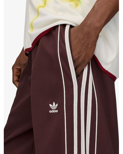 Adidas Purple Recycled Material Track Trousers